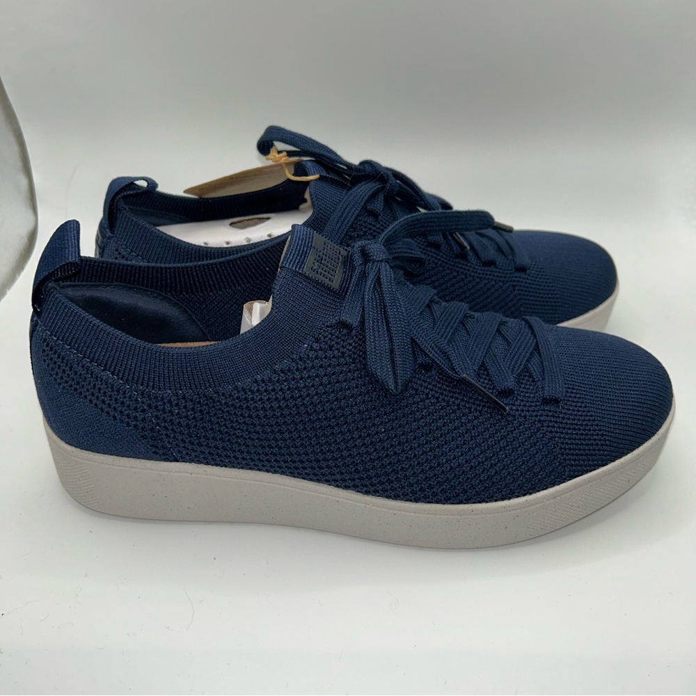 Fitflop navy rally E01 multi-knit trainers sneaker NIB size 5